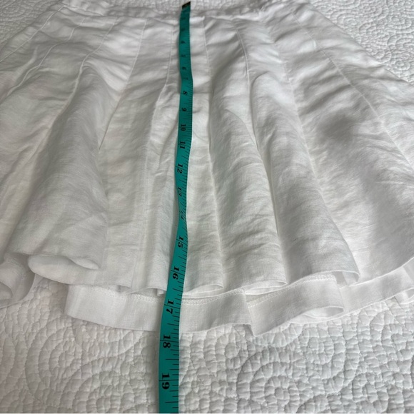 Wilfred 100% Organic Linen White Mini Skirt size 4 - Picture 7 of 9